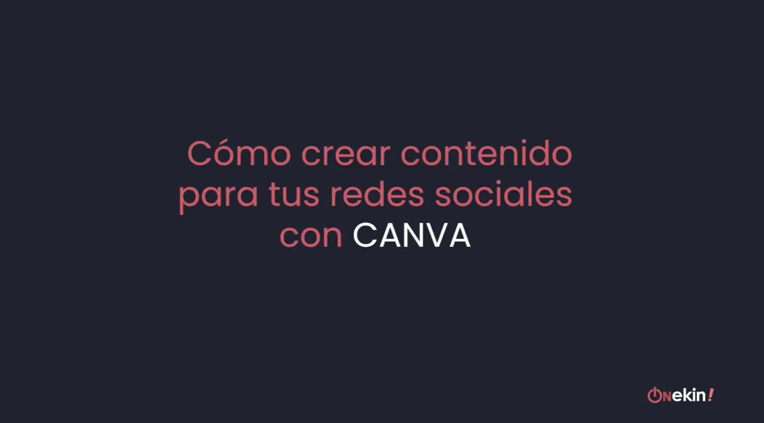 Cómo crear contenido para tus redes sociales con Canva